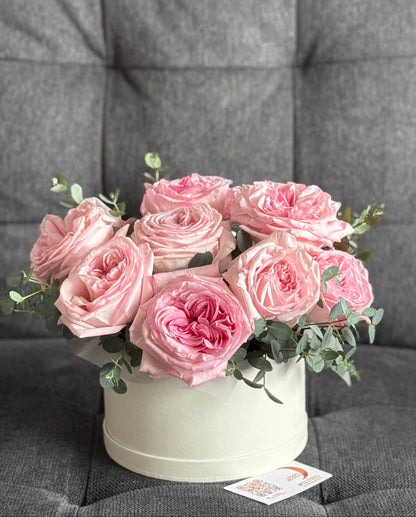 Hatbox|Peony Roses