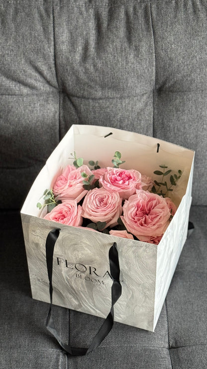 Hatbox|Peony Roses