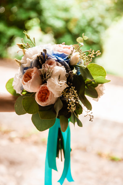 Bridal Bouquet with Garden Roses
