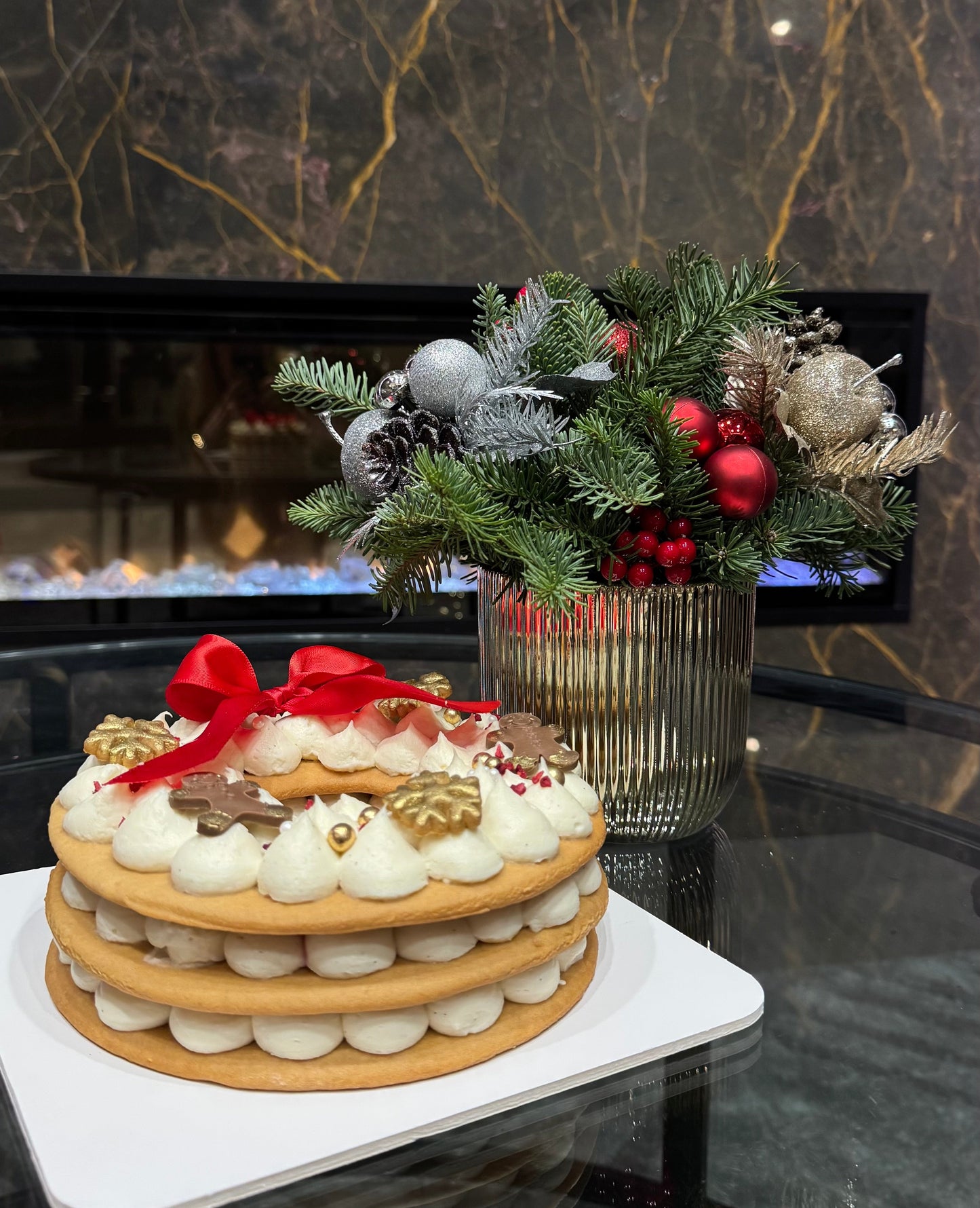 Christmas Centerpiece Making & Honey Cake Decorating Workshop