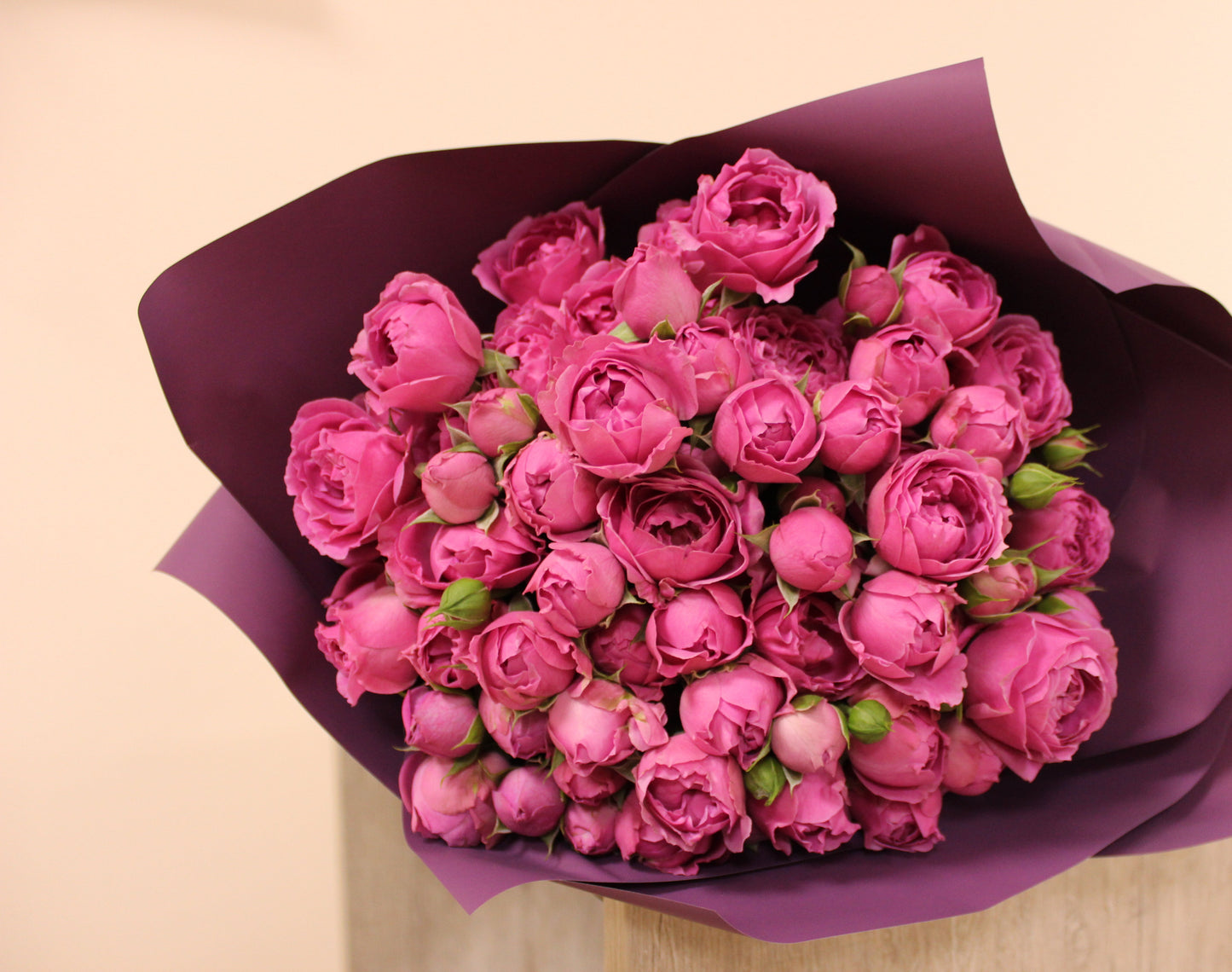 Raspberry Garden Spray Roses